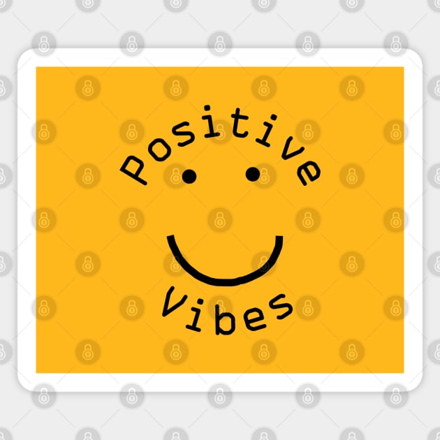 Positive Vibes Smiley Face Sticker by ellenhenryart